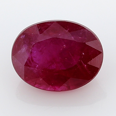 0.61 ct Oval Ruby : Red