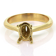 18K Yellow Gold Setting