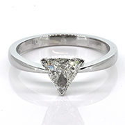 14K White Gold 0.70ct Diamond Ring