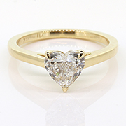 18K Yellow Gold 1.00ct Diamond Ring