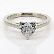 18K White Gold 1.00ct Diamond Ring