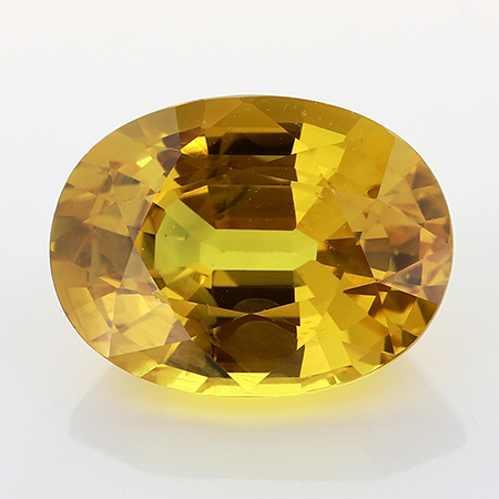 5.46 ct Golden Yellow Oval Natural Yellow Sapphire