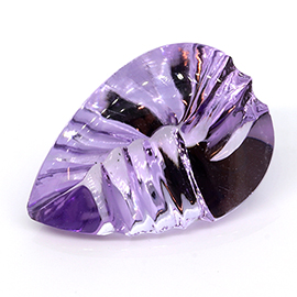 4.21 ct Pear Shape Amethyst : Fine Purple