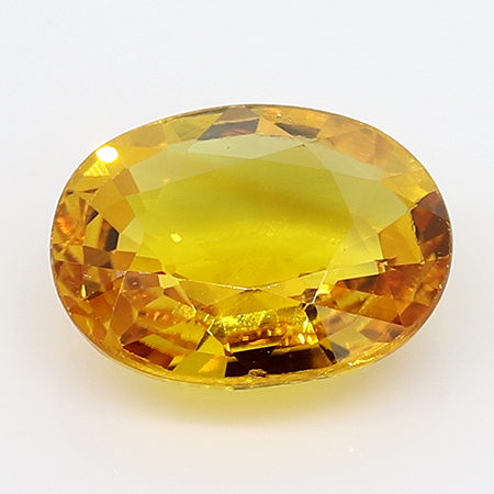 1.31 ct Oval Yellow Sapphire : Golden Yellow