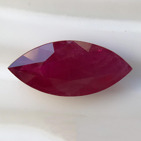 7.35 ct Marquise Ruby : Red