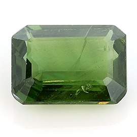 1.20 ct Emerald Cut Sapphire : Green