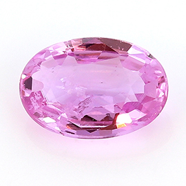 0.83 ct Oval Pink Sapphire : Fine Pink