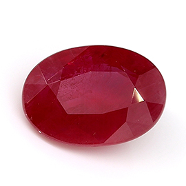 1.06 ct Oval Ruby : Fine Red