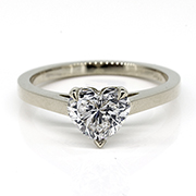 18K White Gold 1.00ct Diamond Ring