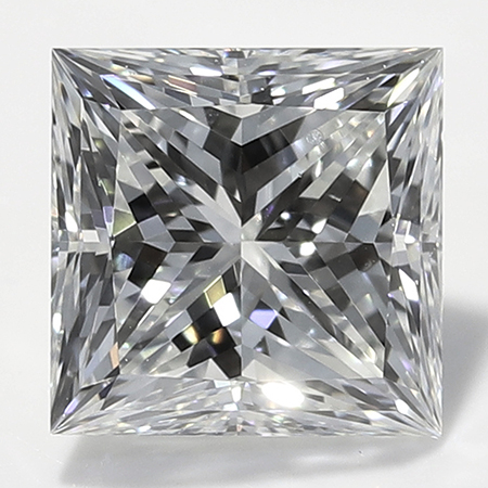 0.81 ct Princess Cut Natural Diamond : H / VVS1