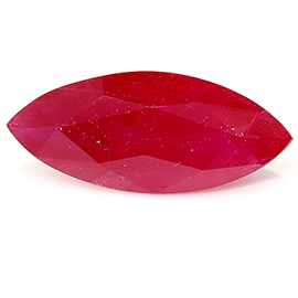 1.51 ct Marquise Ruby : Deep Red