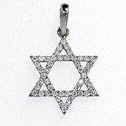 14K White Gold 0.25cttw Diamond Pendant