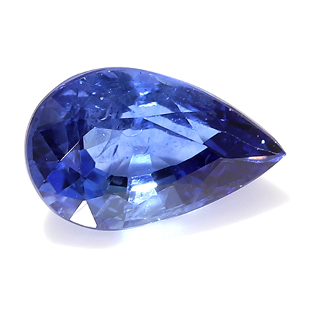 0.59 ct Pear Shape Sapphire : Fine Blue