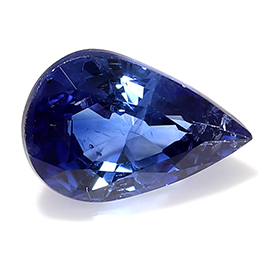 0.54 ct Pear Shape Sapphire : Fine Royal Blue
