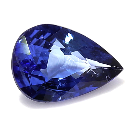 0.36 ct Pear Shape Sapphire : Fine Royal Blue