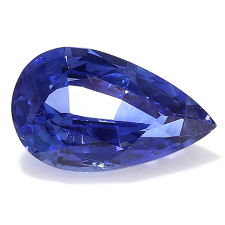 1.27 ct Fine Blue Pear Shape Natural Blue Sapphire