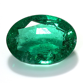 1.67 ct Deep Rich Green Oval Natural Emerald