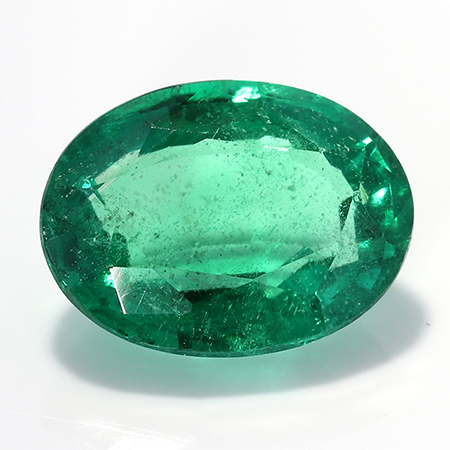 1.70 ct Oval Emerald : Grass Green