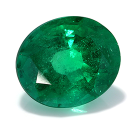 2.58 ct Oval Emerald : Deep Rich Green