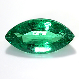 1.40 ct Marquise Emerald : Deep Rich Green