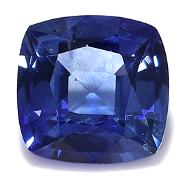 0.81 ct Cushion Cut Blue Sapphire : Fine Royal Blue