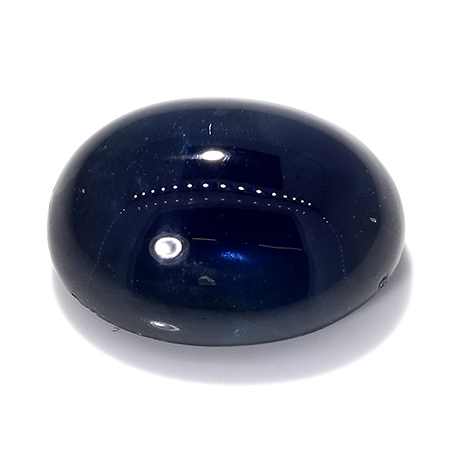 3.00 ct Cabochon Blue Sapphire : Deep Darkish Blue