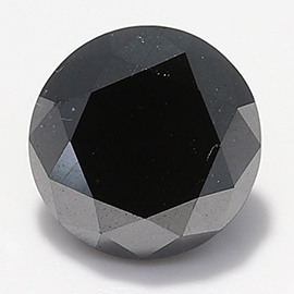 0.62 ct Round Natural Diamond : Enhanced Black Color