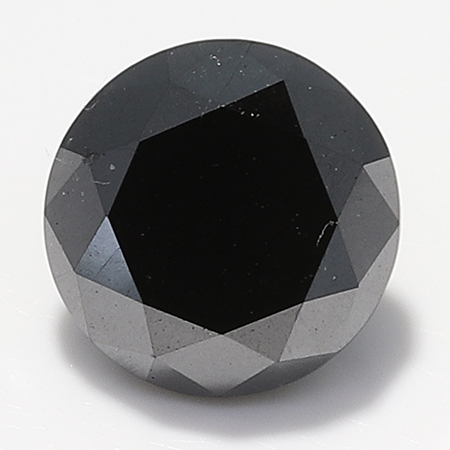 0.67 ct Round Diamond : Fancy Color Enhanced Black