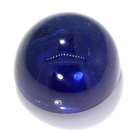 3.60 ct Cabochon Blue Sapphire : Rich Blue