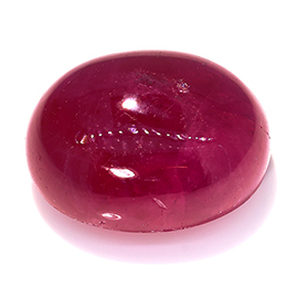 7.05 ct Cabochon Ruby : Deep Red