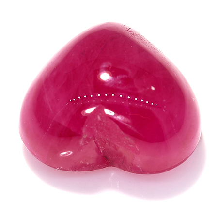 4.86 ct Cabochon Ruby : Rich Darkish Red