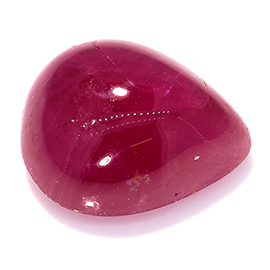 5.55 ct Cabochon Ruby : Deep Red