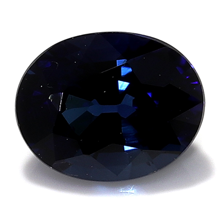 0.50 ct Oval Blue Sapphire : Deep Royal Blue