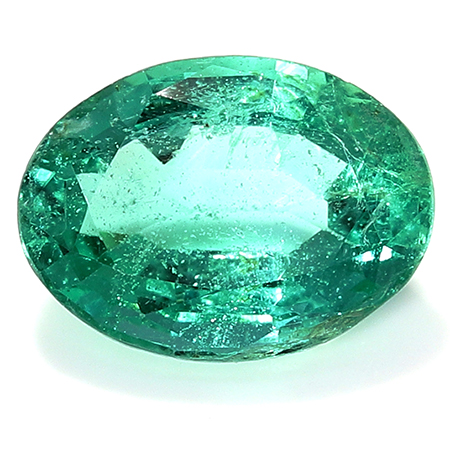 1.12 ct Oval Emerald : Rich Green