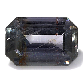 0.64 ct Emerald Cut Sapphire : Purple