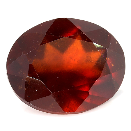 6.08 ct Reddish Brown Oval Natural Garnet