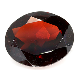 4.27 ct Oval Garnet : Deep Darkish Red