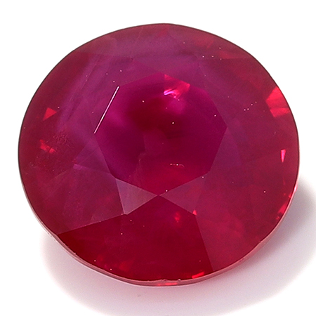 1.16 ct Round Ruby : Pigeon Blood Red
