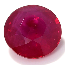 1.16 ct Round Ruby : Pigeon Blood Red