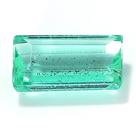 0.50 ct Baguette Emerald : Light Green