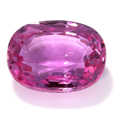 1.76 ct Cushion Cut Pink Sapphire : Fine Pink