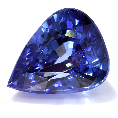 1.96 ct Cornflower Blue Pear Shape Natural Sapphire