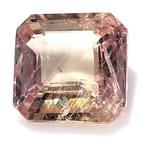 0.38 ct Brownish Pink Emerald Cut Sapphire