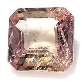 0.38 ct Brownish Pink Emerald Cut Sapphire