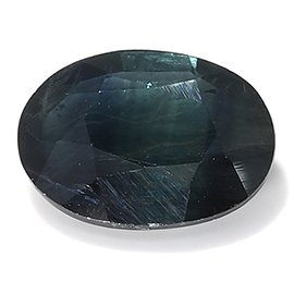 0.90 ct Oval Sapphire : Black