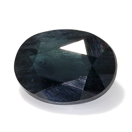 1.21 ct Oval Sapphire : Black