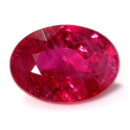 1.01 ct Oval Ruby : Pigeon Blood Red