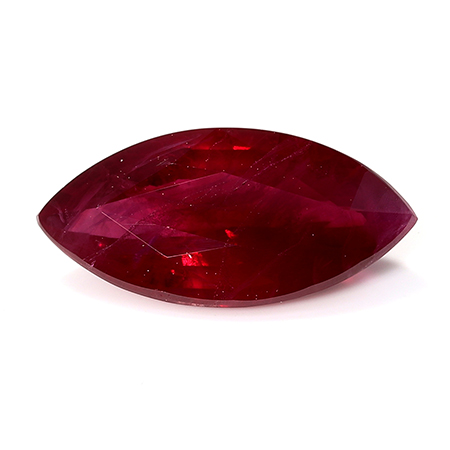 1.04 ct Marquise Ruby : Pigeon Blood Red
