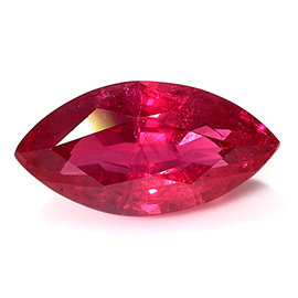 1.05 ct Marquise Ruby : Fiery Red