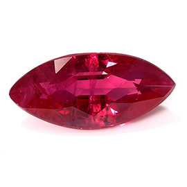 1.16 ct Marquise Ruby : Fiery Red